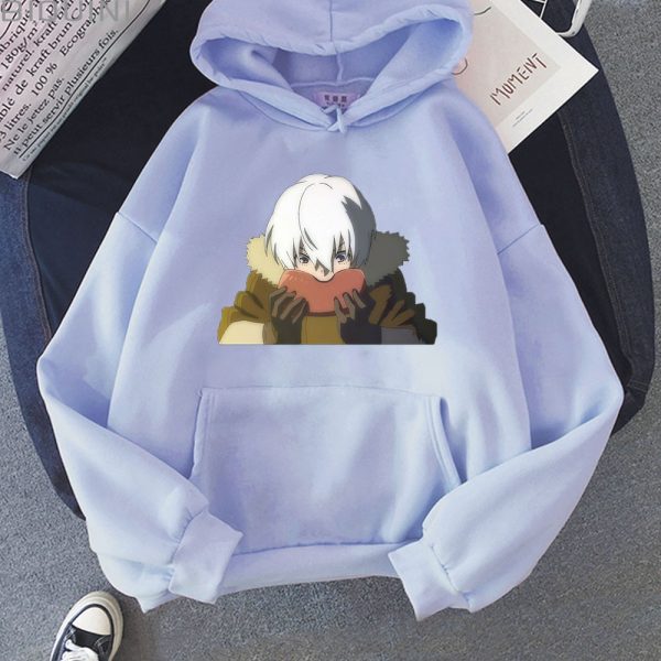 Anime Fashion Graphic Print Hoodies To Your Eternity Oversized Kawaii Harajuku Sweatshirt Pockets Long Sleeve Womens - To Your Eternity Merch