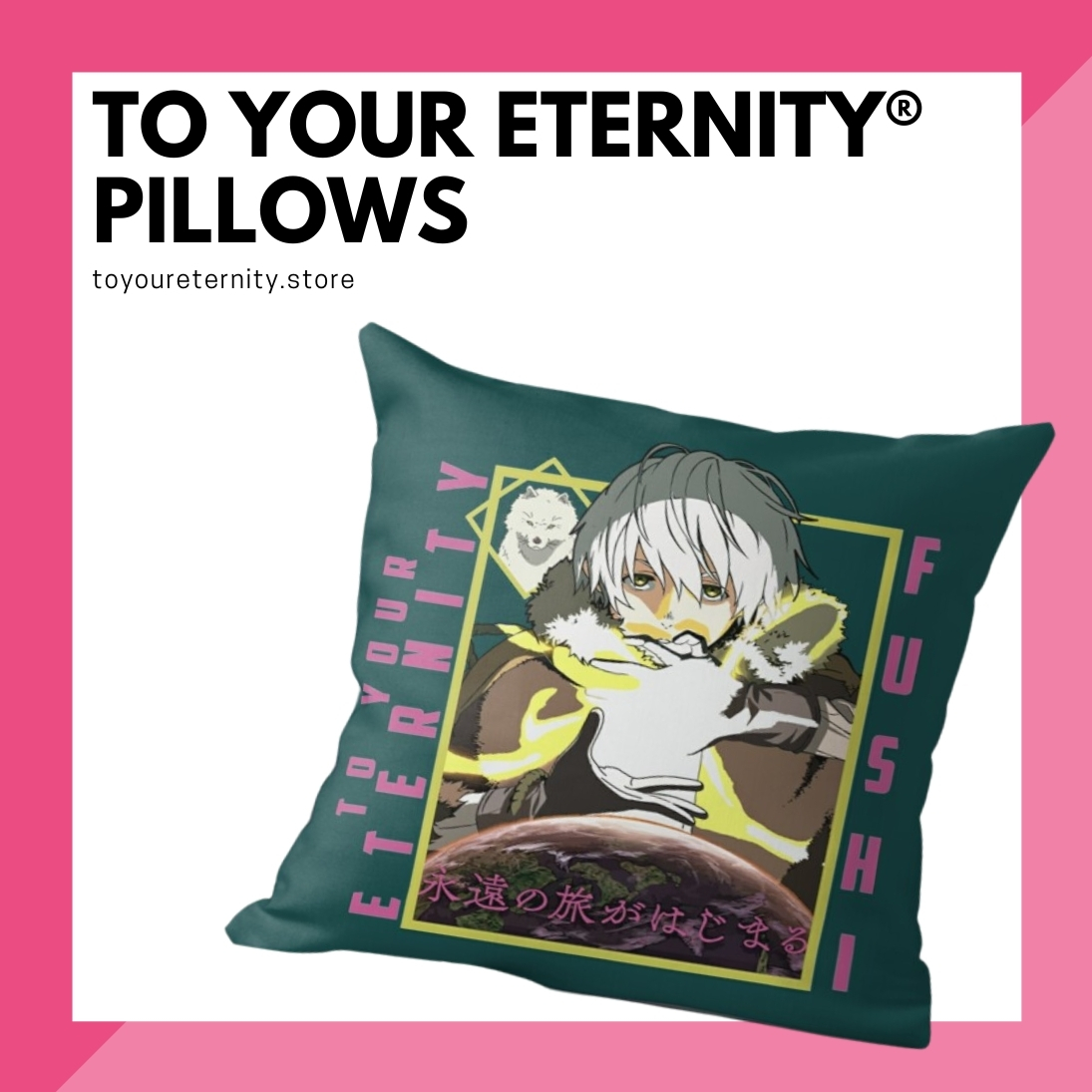 To Your Eternity Plushies - Fushi Two-sided Plush Pillow