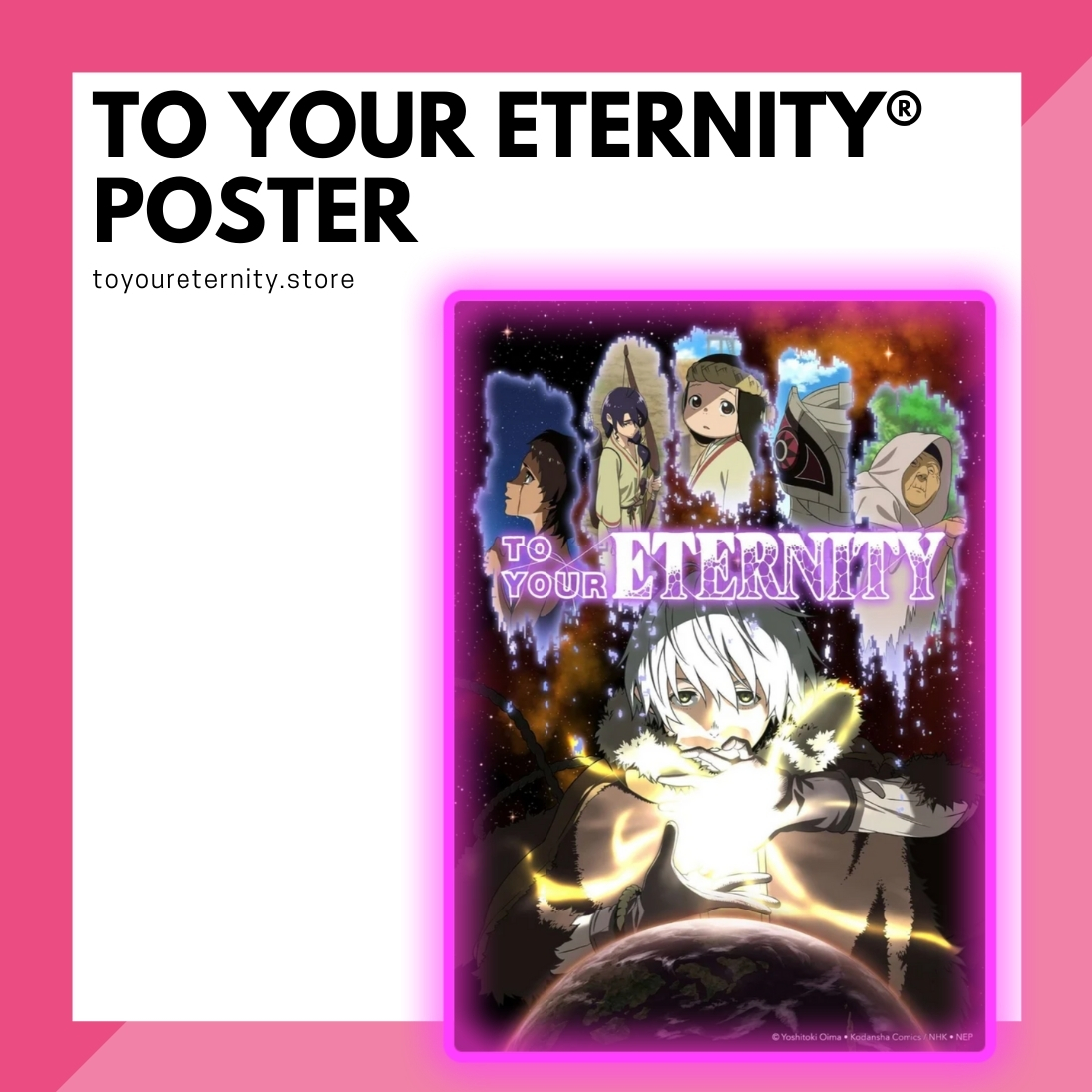 To your eternity season 2 anime characters gugu head Poster for Sale by  Animangapoi