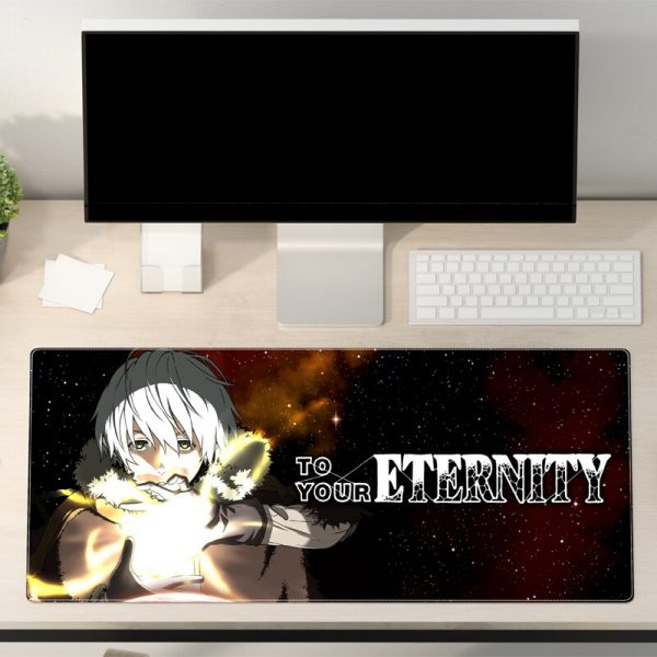 To Your Eternity characters Rubber Pad to Mouse Game Gaming Mouse Pad gamer Large desk mat 1 - To Your Eternity Merch