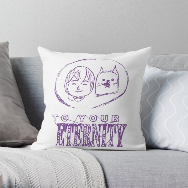 TO YOUR ETERNITY: THE BOY AND THE WOLF  Throw Pillow RB1505 product Offical To Your Eternity Merch