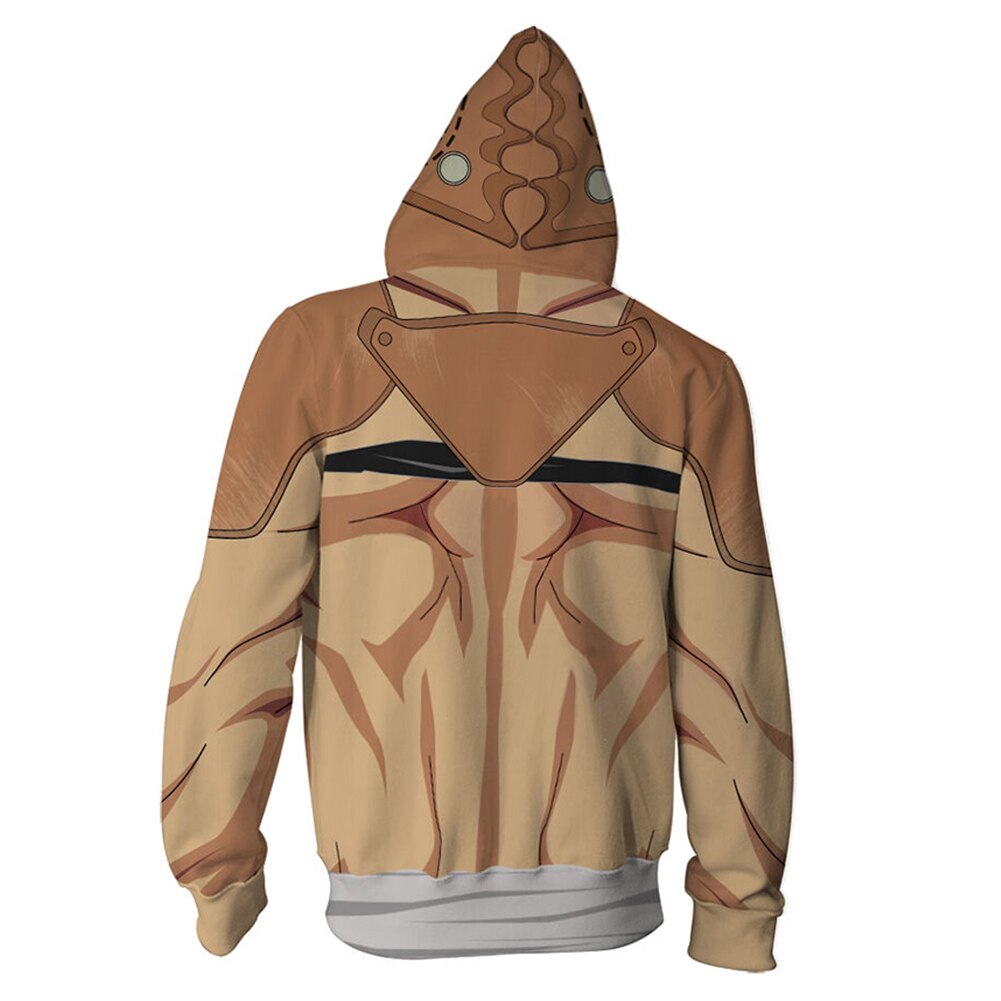 Anime To Your Eternity Gugu Cosplay Hoodie 3D Printed Zip Up Jacket