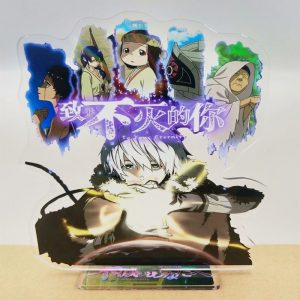 Anime Fumetsu no Anata e To Your Eternity Fushi Narrator Cosplay Acrylic  Stand Display Desktop Figure