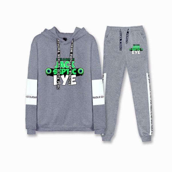 WAWNI Jacksepticeye Fashion Print Hoodie Sweatshirt Two Piece Set Cotton Popular Casual Pullover Pants Oversized Clothes 1 - To Your Eternity Merch