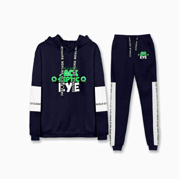 WAWNI Jacksepticeye Fashion Print Hoodie Sweatshirt Two Piece Set Cotton Popular Casual Pullover Pants Oversized Clothes 4 - To Your Eternity Merch