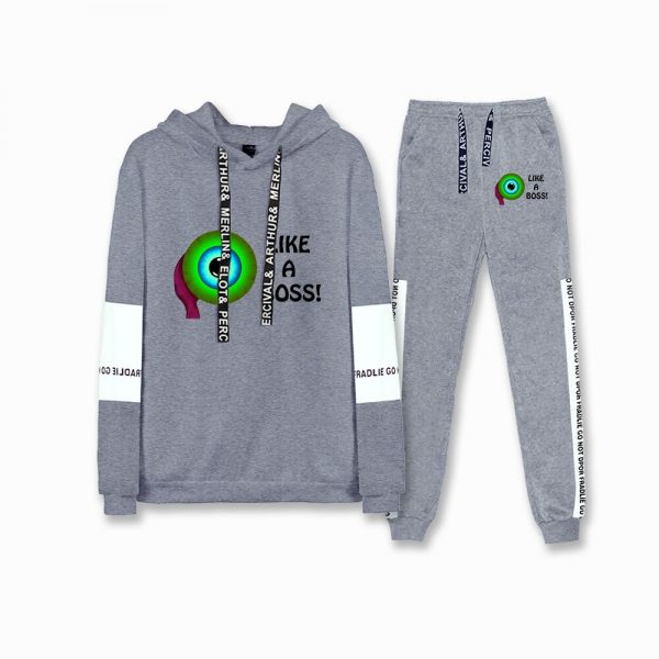 WAWNI Jacksepticeye Fashion Print Hoodie Sweatshirt Two Piece Set Cotton Popular Casual Pullover Pants Oversized Clothes 5 - To Your Eternity Merch