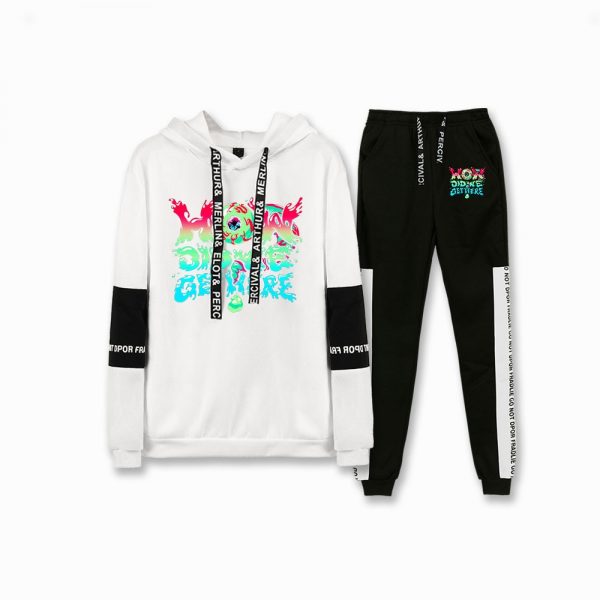 WAWNI Jacksepticeye Fashion Print Hoodie Sweatshirt Two Piece Set Cotton Popular Casual Pullover Pants Oversized Clothes - To Your Eternity Merch