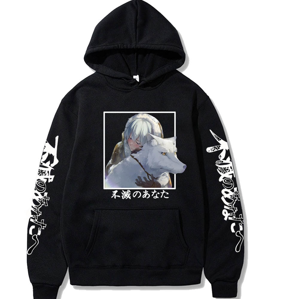 To Your Eternity Anime Hoodie To Your Eternity Pullovers Tops Long Sleeves Casual