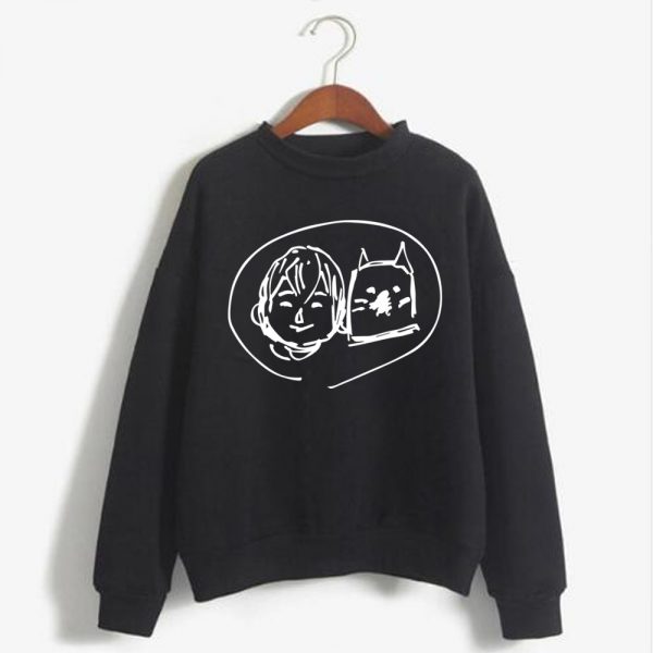 To Your Eternity Printed Cool Fushi Dog Sweatshirts Women Pullover Harajuku Hoody Streetwear Oversized Clothes Loog - To Your Eternity Merch
