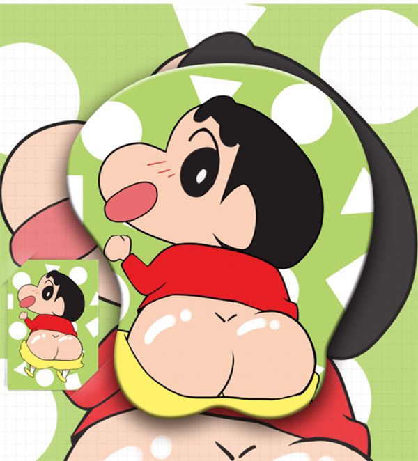 crayon shin chan 3d butt mouse pad 5161 - To Your Eternity Merch